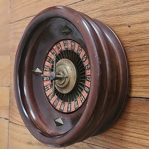Antique Mini Roulette Wheel
